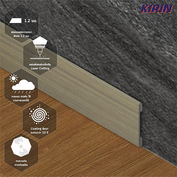จมูกบันไดสแตนเลส สแตนเลสแฮร์ไลน์ กรุยเชิงอลูมิเนียม