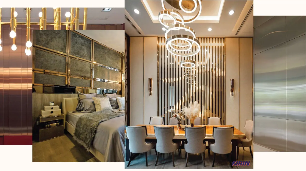 ผลิตภัณฑ์สแตนเลสสี | สำหรับใช้ตกแต่งภายนอก / ภายใน